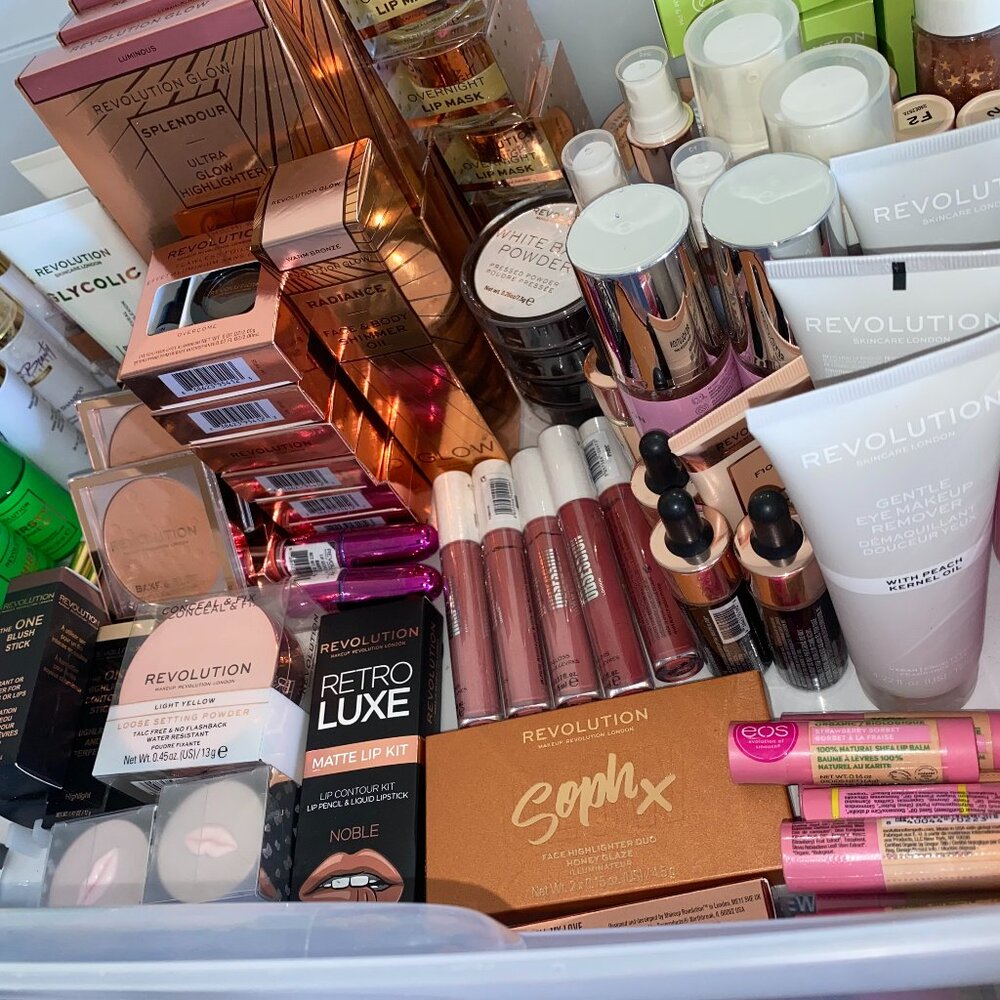 20PCS Brand New Revolution makeup & Skincare, WHOLESALE